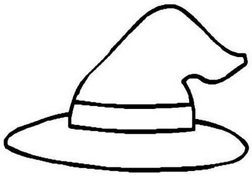 magic hat coloring pages - photo #32